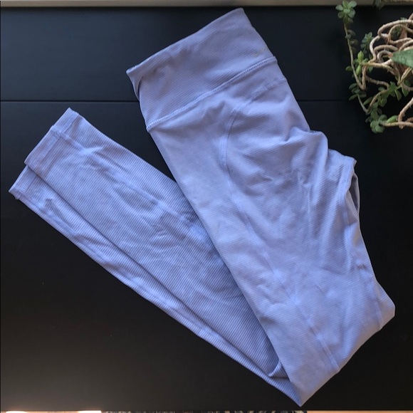 O'Neill Pants - ONEILL LAVENDER AND CREAM MINI STRIPE LEGGINGS